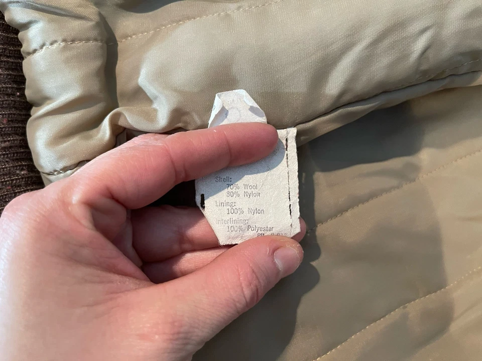 Chaqueta Bomber De Colección Hunt Club JCPenney Lana Para Hombre 40 Hecha en EE. UU. Forrada Marrón Foto 4 de 4