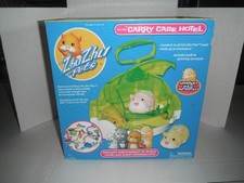 Zhu Zhu Pets Carry Case Hotel Green Portable Hamster Resort 2009 Cepia NEW