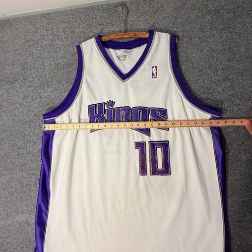 NBA Sacramento Kings Mike Bibby 10 Jersey , Size 52 , Has Light Stains .See Pics - Picture 5 of 12