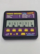 Radica Handheld Electronic Video Deuces, Working, Model 415, Free Shipping 