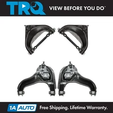 TRQ Front Upper Lower Control Arm with Ball Joint Set for Dodge Ram 1500 2WD