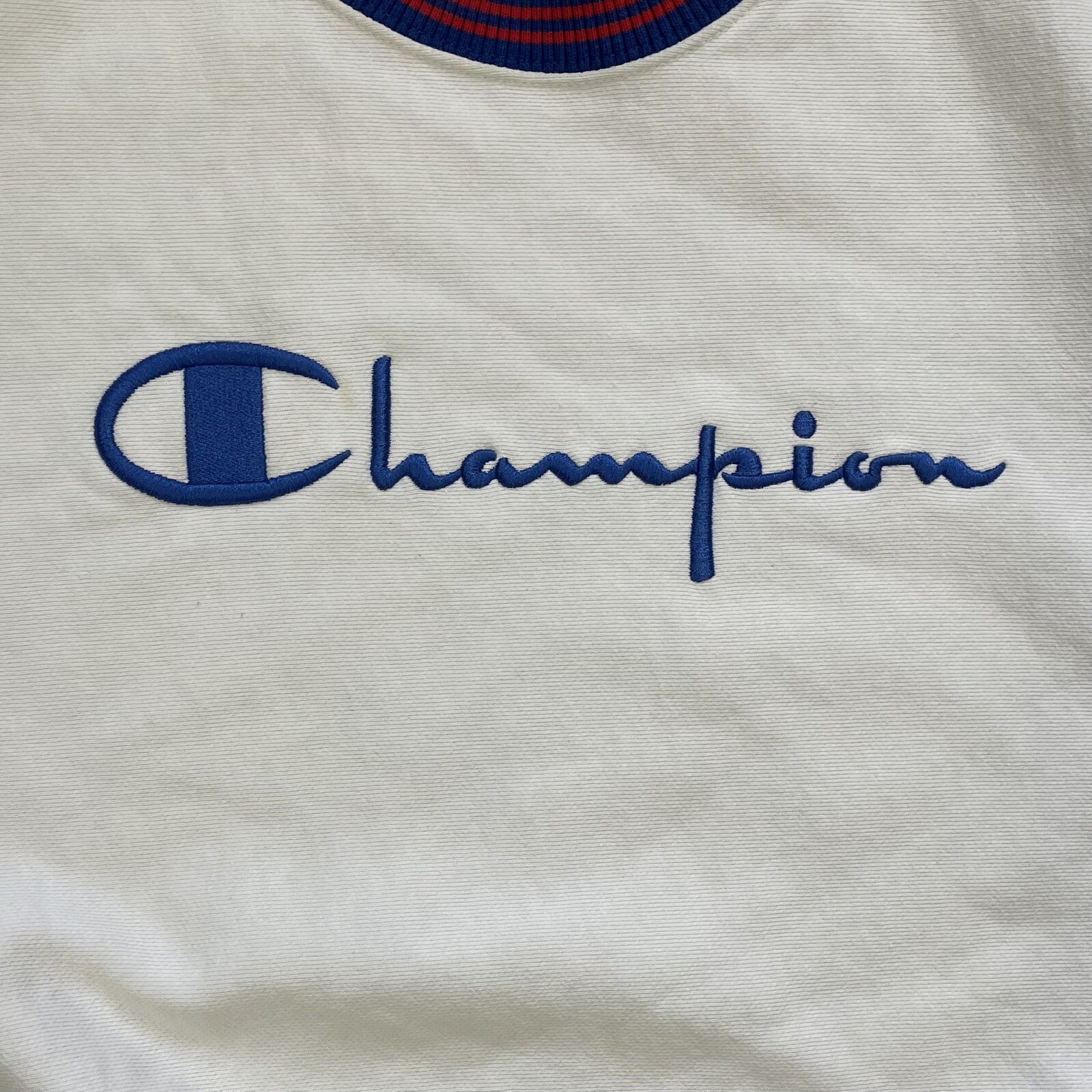 CHAMPION REVERSE WEAVE ~ Large White Script Logo … - image 11