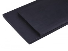 Abstreifgummi schwarz 150 x 10 mm Seitenf&uuml;hrungsgummi 60-65 SH F&ouml;rderband Gummi