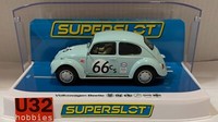Slot Car Scx Superslot H4498 Volkswagen Vw Bettle #66 Blau Scalextric Uk