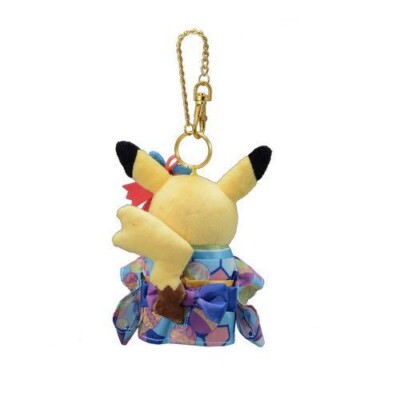 Pokemon Pikachu Kanazawa Limited Plush Keychain KAGA KIMONO