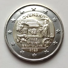 Slovakia 2 euro 2023 Horse mail (#9408)