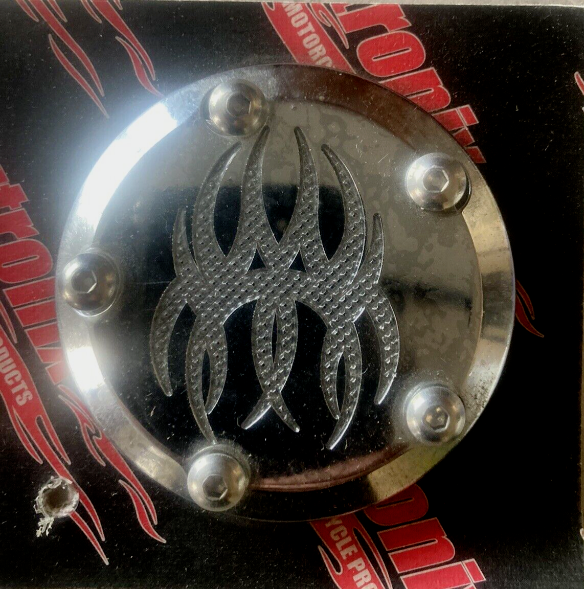 フェニクス Tribal Chrome Billet Timing / Points Cover Accutronix USA