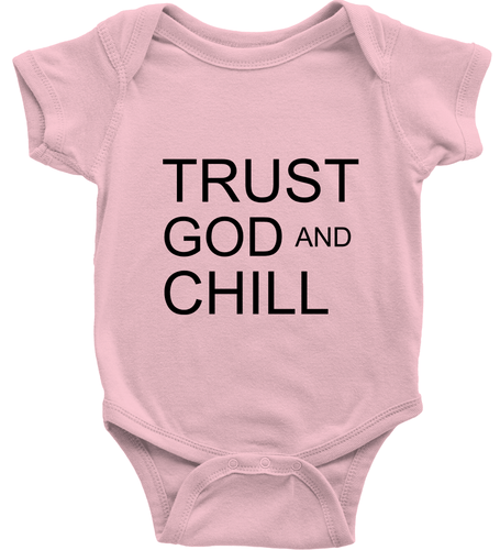 Toddler Kid Youth T-Shirt Baby Bodysuit Trust God and Chill Positive Graphic Tee - Picture 28 of 36