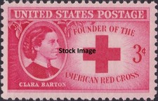 967 Honoring-Clara-Barton 3 Cent MNH (Set of 5)