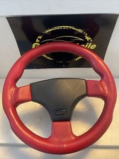 VOLANTE VW CORRADO -30 cm- / Golf 2+3, Passat 35i/G60, VR6, GTI, 16V Rosso