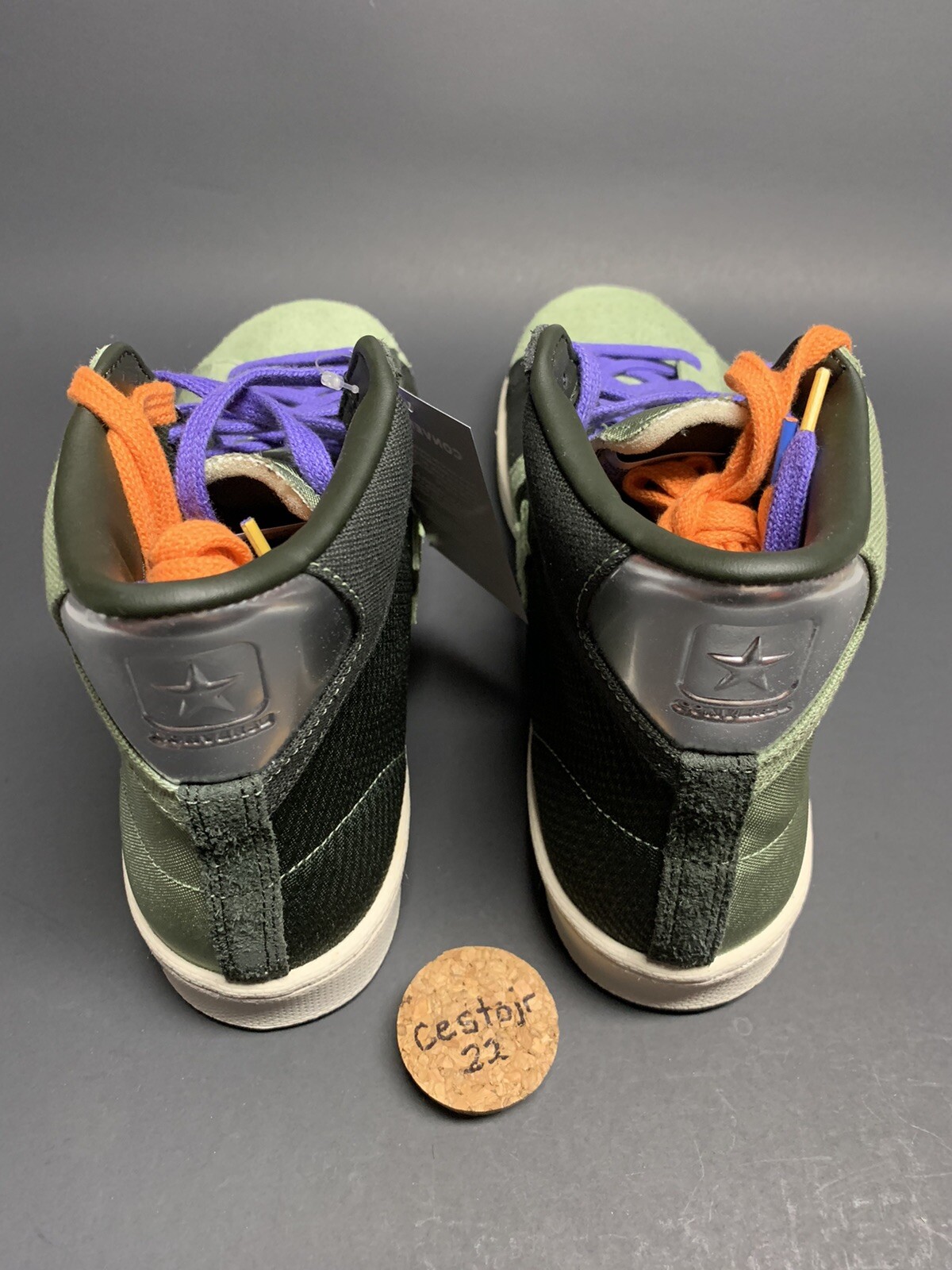 CONVERSE PRO LEATHER MID BHM [168273C] EQUALITY BLM OIL GREEN SEQUOIA ...