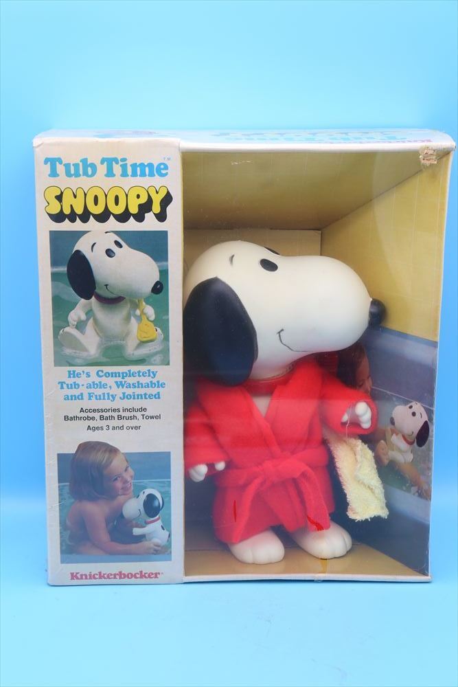 Dead Stock 80S Knickerbocker Snoopy Tub Time/Snoopy Doll Dead Stock 80S Knickerbocker Snoopy Tub Time/Snoopy Doll