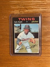 Luis Tiant Red Sox 1971 Topps #95 EX