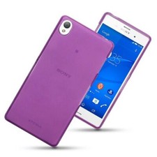 TPU Gel Silicone Back Phone Case Cover for Sony Xperia Z3 with Screen Protector