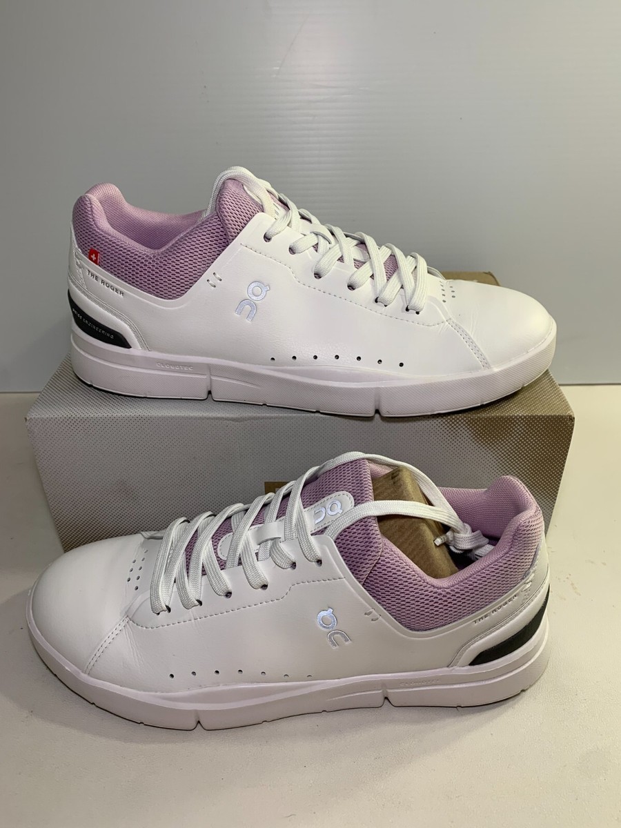 On Cloud The Roger Advantage, White/Aster-US Womens