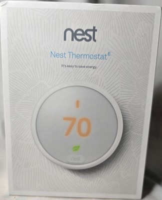 Nest Thermostat E Programmable Smart Thermostat Energy Savings White T4000ES NEW