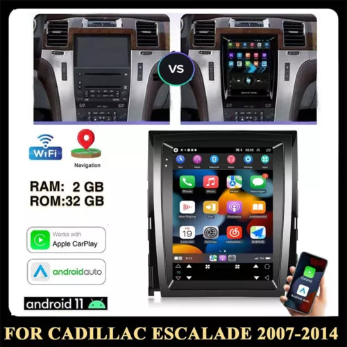 Android 13 32G CarPlay Car Stereo Radio GPS Navi For Cadillac Escalade 2007-2014 - Imagen 3 de 20