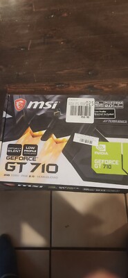 MSI GT 710 Afterburner 2GB DDR3 64-Bit New Open Box ~~Only What is Pictured~~