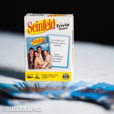 Vintage Seinfeld Trivia Card Game 2+ Players 1990s CIB Rare