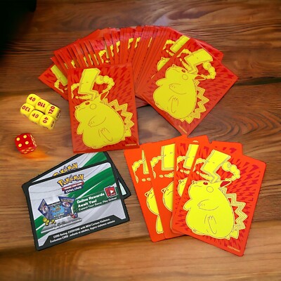 Pokemon TCG Vivid Voltage ETB Accessories Only Deck Sleeves Dice Dividers  Codes | eBay
