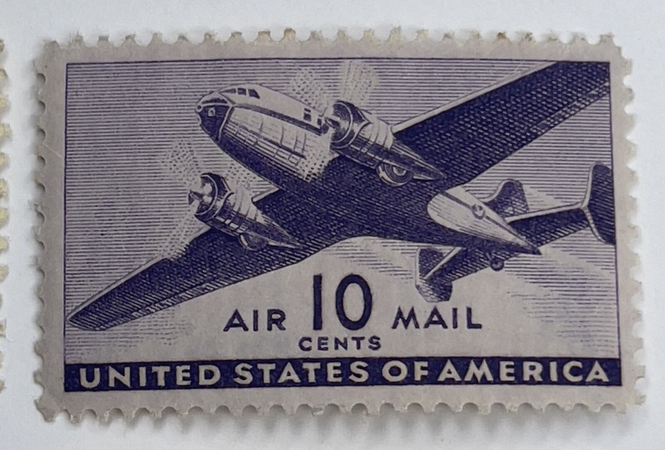 Us Postage US Air Mail Stamp C25C31 Mint OG Lightly Hinged No C30 eBay