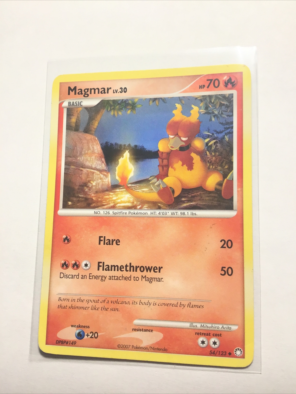 MAGMAR - 54/123 - Mysterious Treasures - Pokemon Card - PL