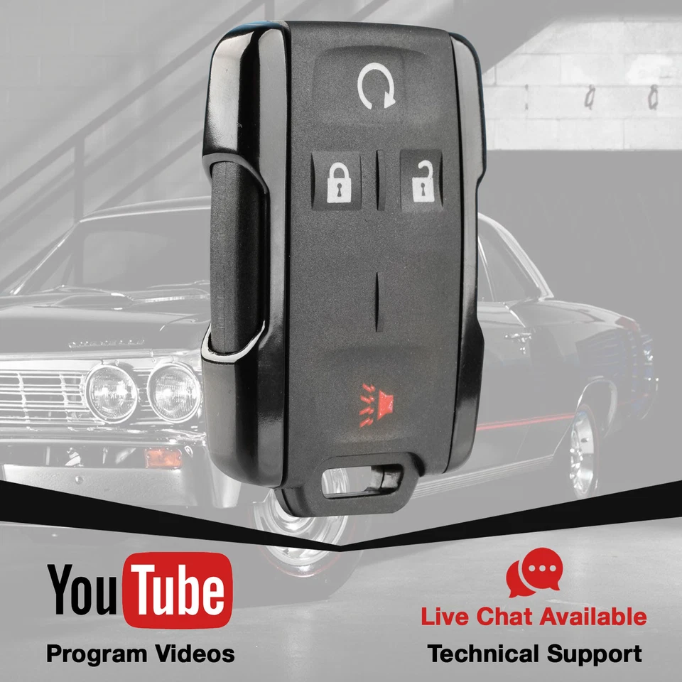 2 Remote Key Fob for 2014 2015 2016 2017 2018 Chevrolet Silverado M3N-32337100 Foto 3 de 4