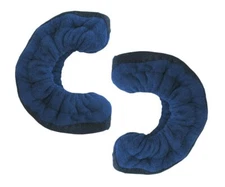 New A&R Ice Hockey Figure Skate TuffTerry Blade Covers Soakers Guards Navy Blue