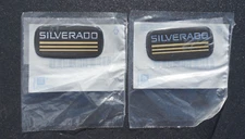 NOS GM 1988-1999 Chevy Silverado Side Emblem Pair Nameplate 15036132 Genuine OEM