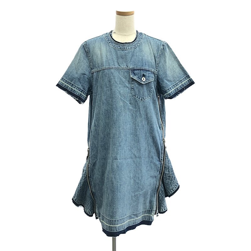 sacai denim dress