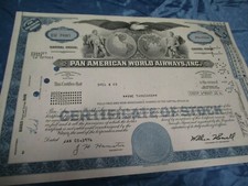 Pan American ,  Aktie  USA ,  Januar  1976  , Wertpapier , historisch , # 49