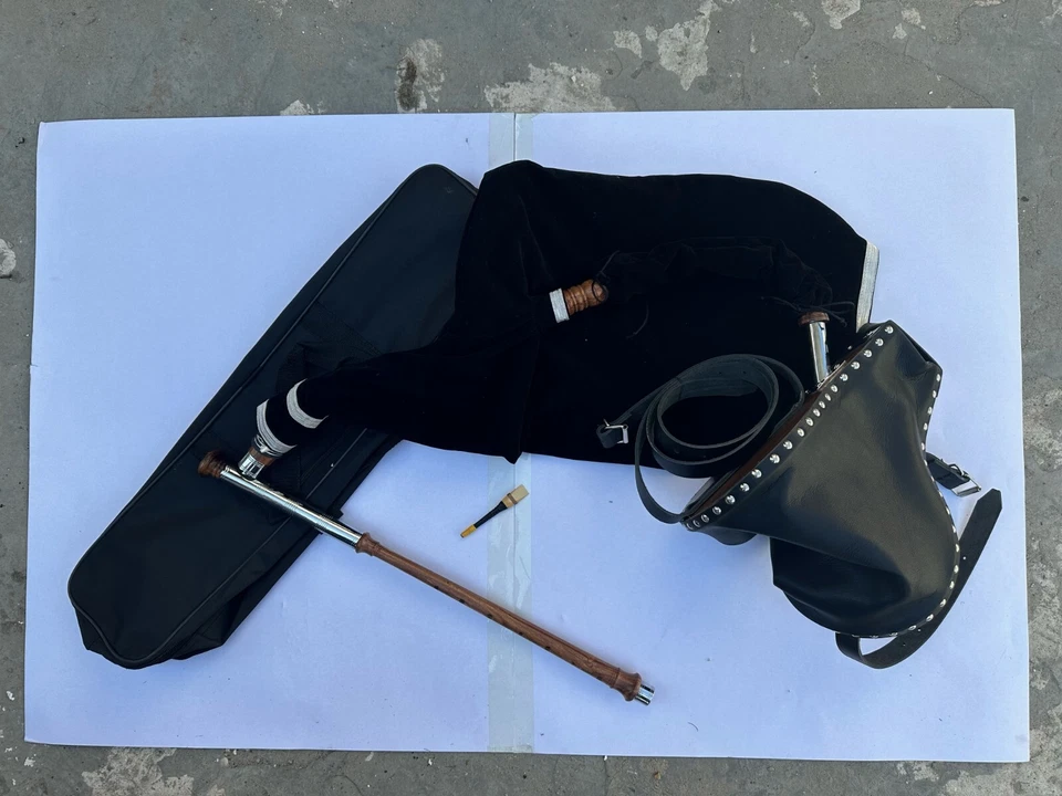 Тренировочный набор труб Uilleann розовое дерево - Изображение 2 из 4