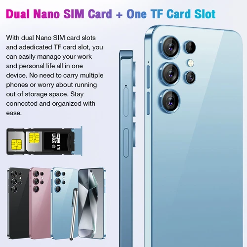 5G Unlocked 7.3" A24 Ultra Smartphone Android Dual SIM Mobile Cell Phone Cheap - Afbeelding 13 van 26