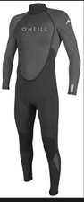 O'Neill Men's Reactor II 3/2mm Back Zip Full Wetsuit Black M25940 NEW Medium