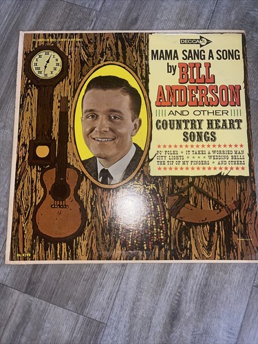 orig Country Heart Songs Mama Sang a Song Bill Anderson Decca 4192 - Picture 2 of 6