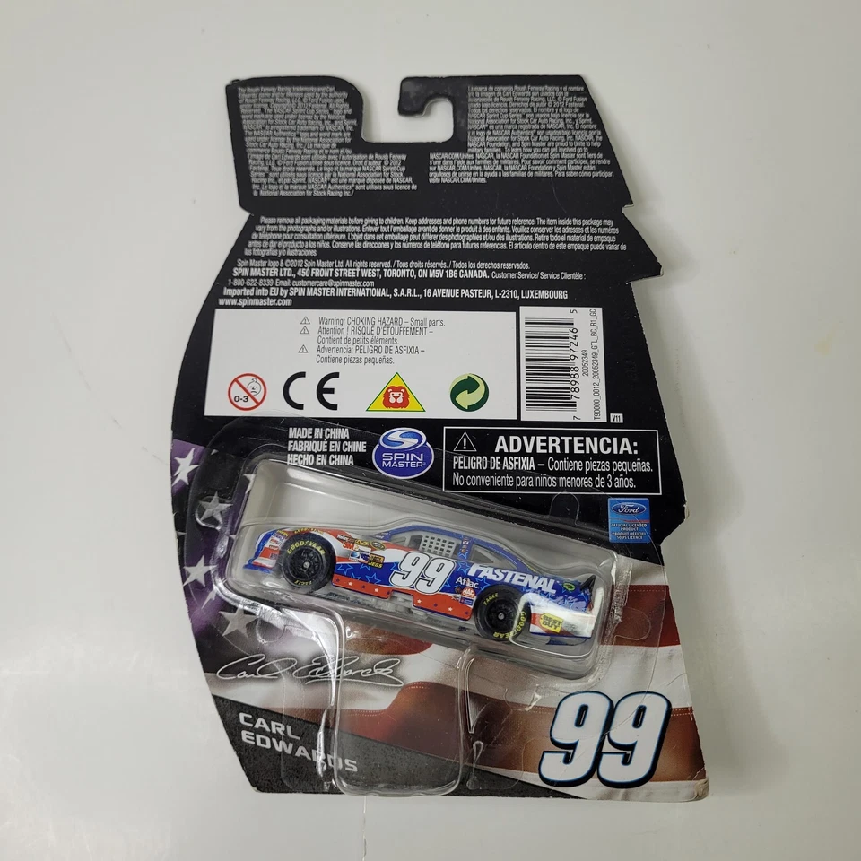 Carl Edwards #99 Fastenal Patriotic 2012 edición limitada 1:64 NASCAR diecast Foto 4 de 4