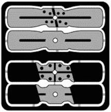 The Model Car Garage MCG-2093 Flathead Engine Fan (two different styles) 1/25 sc