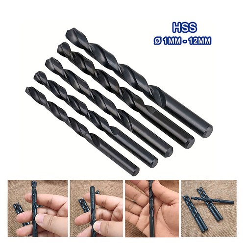 1mm-12mm HSS Twist Drill Bits HSS High 