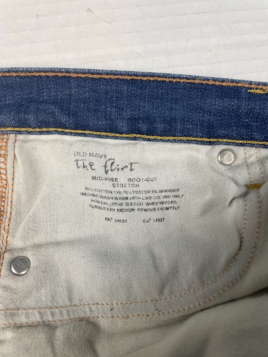 The Flirt Old Navy Mid Rise Bootcut Jeans Womens (16R) Stretch