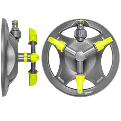 BRADAS 3-Arm Rasensprenger Sprinkler Regner Bewässerung Kreisregner 2174