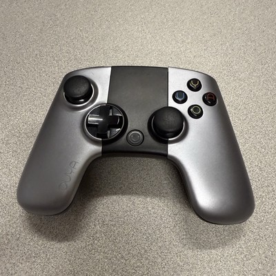 Ouya Controller Silver Black Working 