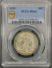1935 PCGS MS64 Walking Liberty Half Dollar 50C - Lustrous Original