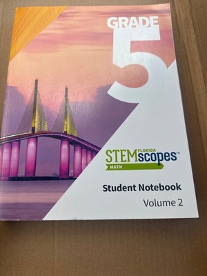 STEMscopes Florida Math Grade 5 Vol. 2 Student Notebook