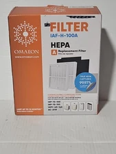 2 Pack Filter Set IAF-H-100A for Filtrete FAP-C01-A Idylis AC-2119 IAPC-40-140