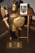 38" Knight Figurine WITH Medieval Armor, Battle Ax And Shield -A LA Knight Fan 