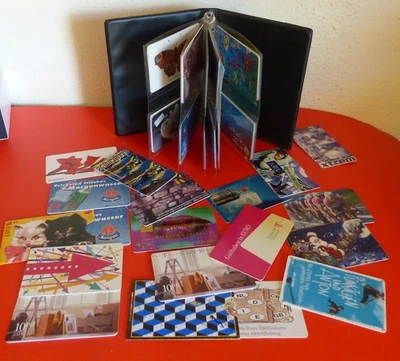 Konvolut alter Telefon Karten mit Sammler Album - Bild 1 von 4