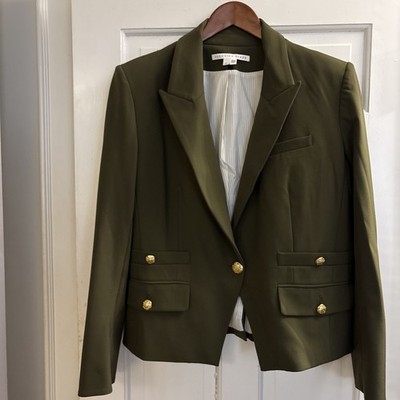 Veronica Beard Roya Dickey Jacket Size 16 Isle Army Color $250￼
