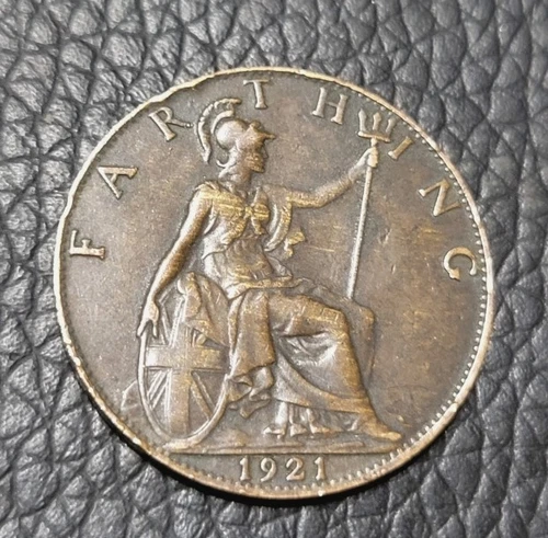 1921 George V Farthing — photo from another recent sale