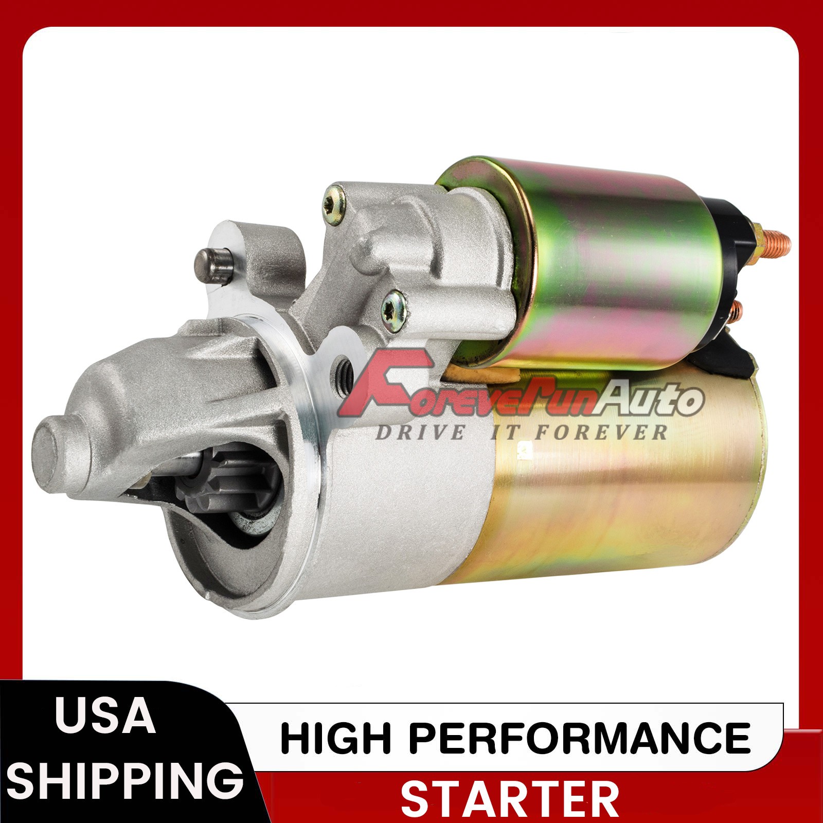 Starter for Ford Taurus 3.0L OHV 2000 2001 2002 2003 2004 2005 2006 2007