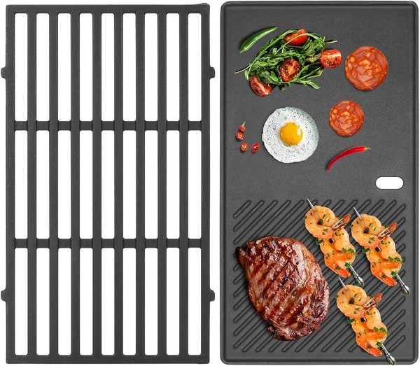 Grillrost Gusseisen 44,5Cm FüR Weber Spirit E210 E220 S210 S220 Gasgrills Bbq-image